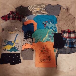 12 Months Toddler Boy Summer Bundle 24 Pieces